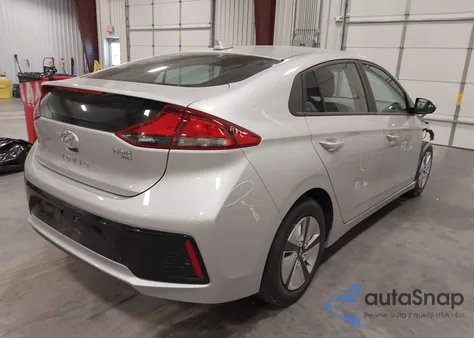 2017 Hyundai Ioniq Hybrid Blue from USA, damaged, VIN KMHC65LC4HU030780